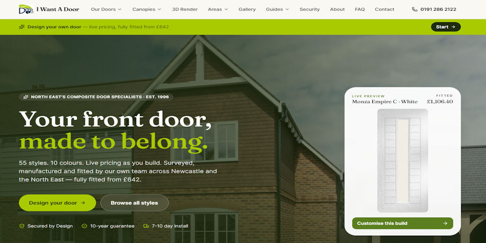 Adding a Composite Door